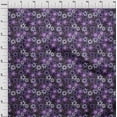 thumbnail image 4 of oneOone Coton Flex Moyen Violet Tissu Floral Rétro Robe Tissu Tissu Imprimé par la Cour 40 Pouces de Large, 4 of 5