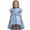 r-475Sky Blue175, variant on MEZZALL Dresses Girls Satin Backless Pageant Dress Gown Girl Dress Stage Performance Cozy Short Sleeve Crew Neck Solid Color Child Party Sundress