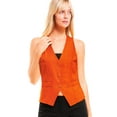 thumbnail image 5 of MixMatchy Women's Economy Dressy 3 Button Versatile Racerback Tuxedo Suit Vest Waistcoat, 5 of 5
