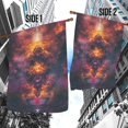 thumbnail image 7 of Hanmun Garden Flag Colorful Cosmic Space Banner Double Sided Outdoor Lawn Home Decoration 12x18, 7 of 7
