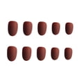 thumbnail image 2 of Soidarity 24X Matte Press on Nails Uñas acrílicas DIY para amantes de la manicura 1 negro mate Juegos de manicura 17café, 2 of 4