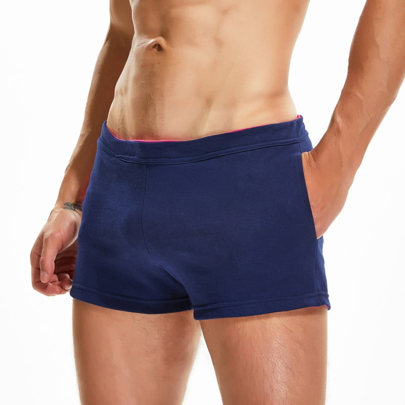 Cotton Running Shorts Men Gym Fitness Home Sport Underwear Yoga Loose Boxer Short Pants Sportbroek Heren - Walmart.com