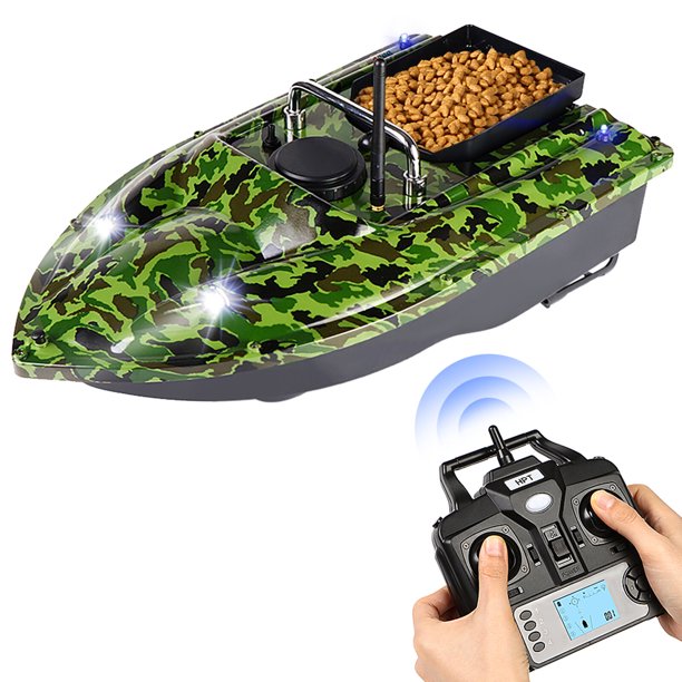 Barco de cebo de pesca TFixol GPS con contenedores de cebo único cebo automático
