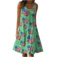thumbnail image 2 of Qiopertar Robe d'Été Décontractée Sans Manches Col Rond pour Femmes en Solde Livraison Gratuite à Moins de 5$ jusqu'à 90 % de Réduction, 2 of 5