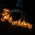 thumbnail image 3 of Vorkoi Halloween Pumpkin Lights, 9.8FT 20LED Battery Powered 3D Pumpkin Lantern Halloween Decoration Lights for Indoor Outdoor Decor, Home Party, Yard, Gate, 3 of 6