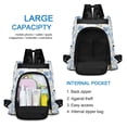 thumbnail image 6 of FORMRS Women's Travel Backpack Purse Anti-Theft Hidden Pockets Casual Shoulder Bag, Forget Me Not, 6 of 7