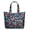 Floral, variant on Jungle Leaves Weekender Bag Palm Inspired Travel Tote with Hawaiian Floral, Tropical Leaf Colorful Exotic Botanical Print, Aloha Duffel for Beach Getaways