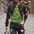 thumbnail image 1 of 2023 Automne Nouveaux Chandails à Manches Longues pour Hommes Imprimés Numériques Impression de Noël Coupe Ample Col Rond Chandail 3d Manches Longues, 1 of 5