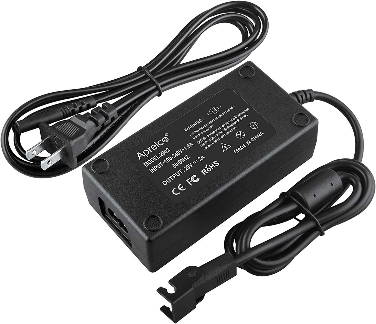 Aprelco 2-Prong AC DC Adapter Charger Replacement for Tranquil Ease IVP2900-1650 SPS-1.65A29V-01-CAT Lift Chair Switching Transformer Power Supply Cord - image 1 of 5
