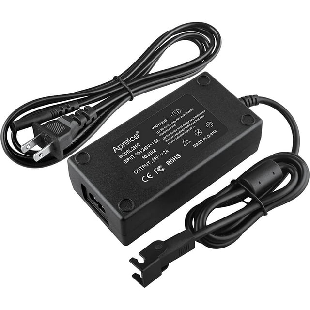 Aprelco 2-Prong AC DC Adapter Charger Replacement for Tranquil Ease IVP2900-1650 SPS-1.65A29V-01-CAT Lift Chair Switching Transformer Power Supply Cord