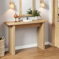 thumbnail image 5 of Wirrytor 43-Inch Square Oak Console Table for Entryway, Classic Entryway Table, Tables Narrow Long, Sofa Tables for Living Room, Behind The Couch Table,Entryway Table for Entrance, Hallway Table, 5 of 10
