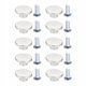 thumbnail image 3 of Manija 10pcs de aleación de zinc redonda de la cocina Pomo de puerta del gabinete del cajón Cajón Armario Armario Tire tornillo de fijación Kit de hardware de los muebles, 3 of 6