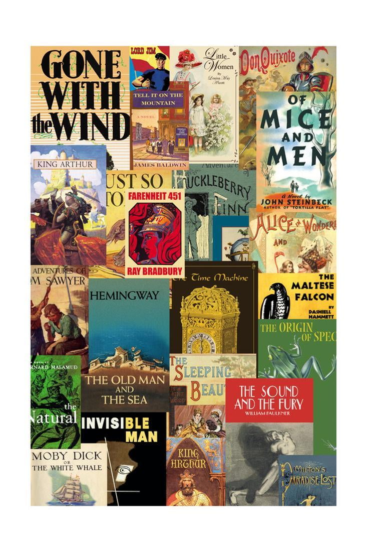 Classic Book Cover Collage Print Wall Art By Paris Pierce Walmart Com Classic Book Cover Collage Print Wall Art By Paris Pierce Walmart Com
