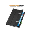 thumbnail image 2 of Case for Teclast M40 / M40 Pro / P20S / P20HD, Tri fold Slim Lightweight Hard Shell Smart Protective Cover with Multi-Angle Stand, Universal Stylus Pen, 2 of 7