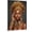 Frame-style, variant on African American Wall Art Black Woman Golden Queen Poster Afrocentric Decor