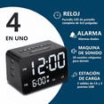 thumbnail image 2 of Cargador de Reloj Despertador Malubero Negro, 2 of 5