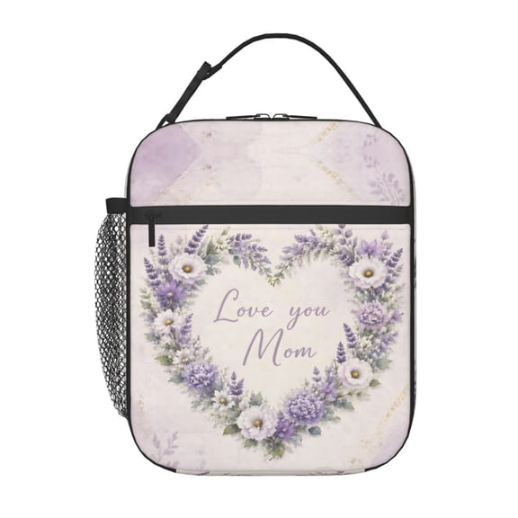 Mom Birthday Gift Lunch Bag Reusable Thermal Lunch Box with Handle for Women and Men