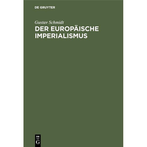 Der europäische Imperialismus, (Hardcover)