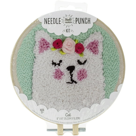 Fabric Editions Needle Creations Kit de Poinçon à Aiguilles 6"-Cat