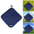 thumbnail image 3 of facefd 30x30cm Microfiber Golf Towel Sweat-absorbent Wiping Cloth Sports Golf Towels Dark Blue, 3 of 8