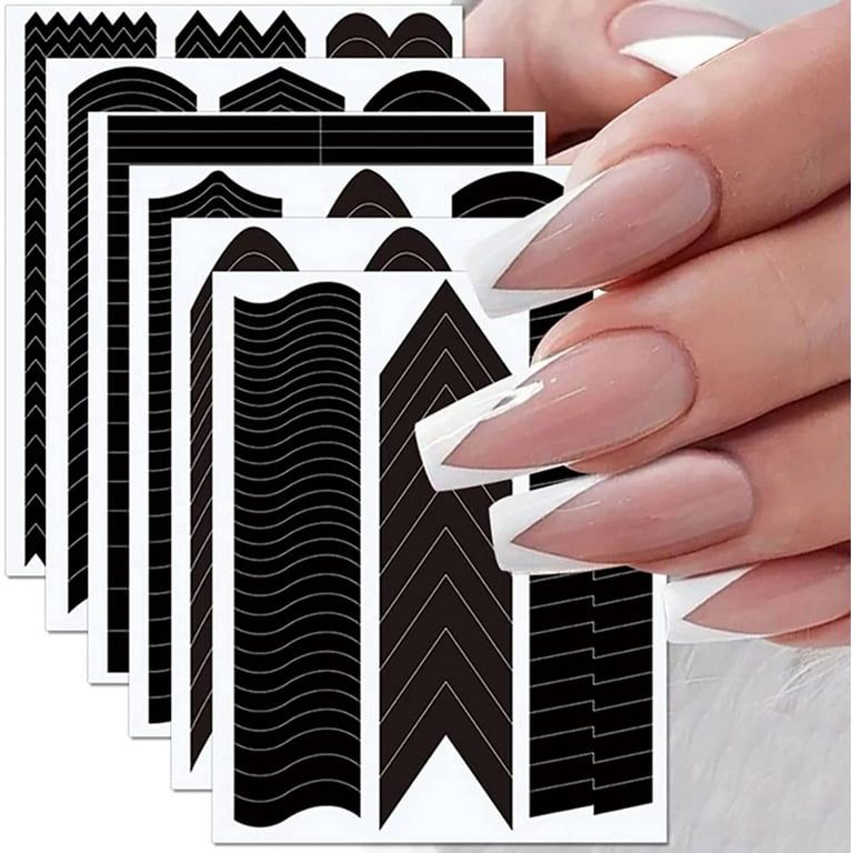 French nail decals deals