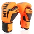 thumbnail image 4 of Guantes de boxeo, MMA Muay Thai Training Guantes de boxeo, Hombre Mujer Adulto 10 oz Negro Kuyhfg Sin marca, 4 of 4