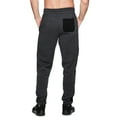 thumbnail image 5 of RBX Active Men's Workout Running Fleece Tapered Jogger Sweatpant with Zipper Pocket Fall19 Charcoal 4X, 5 of 5