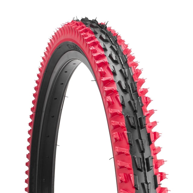 Llanta para Bicicleta Kenda K837 R24 x2.10 roja negra 2.1' Caucho Mountain Bike