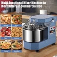 thumbnail image 4 of Yiwa Mélangeur Alimentaire Commercial 10,5 Qt avec Fonction de Minuterie, Machine Électrique 650 W 110 V à Double Rotation pour Pétrir la Pâte, 4 of 5