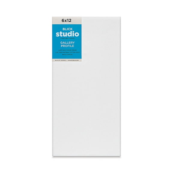 Blick Studio Stretched Cotton Canvas - Gallery Profile, 6" x 12"