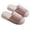 stag126-Pink, variant on BRICH Linen House Slippers Cloth Indoor Outdoor Bedroom Shoes Non- Slippers Open Toe Lightweight Women and Men Comfort Slides Yellow 8