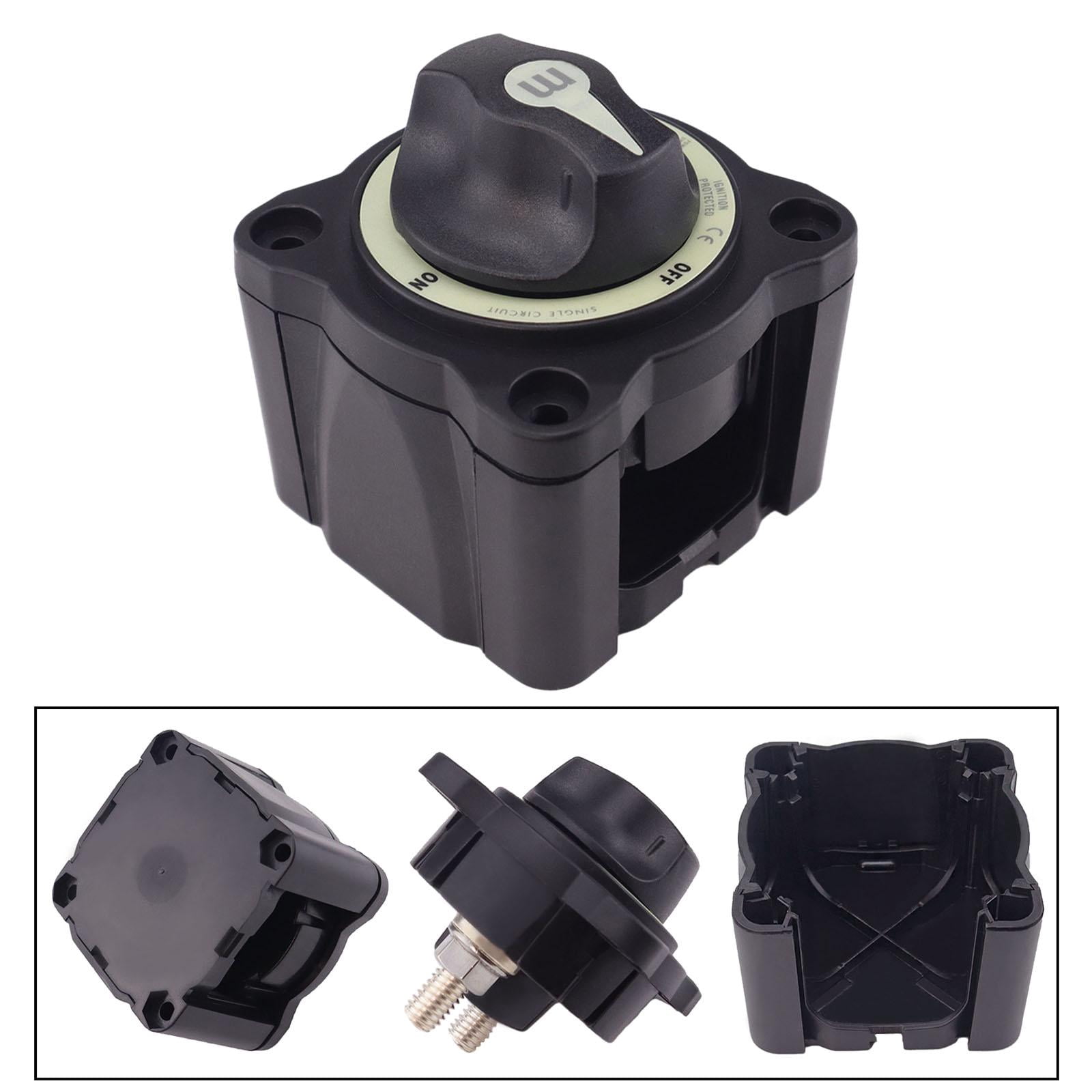 Wzmzjy Battery on Off Disconnect Switch 300A Easy Installation 12V to 48V Cutoff Switch