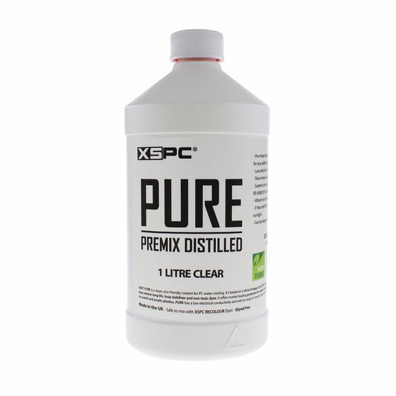 XSPC Pure Premix Distilled PC Coolant, 1 Liter, Clear