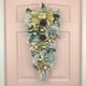 thumbnail image 2 of Decoraciones de Corona Navideña, Colgantes de Terciopelo, Adorno Festivo para Escaleras, Decoración de Pared con Bayas y Lazos, Juego de 2 Piezas para Decoración Navideña del Hogar., 2 of 7