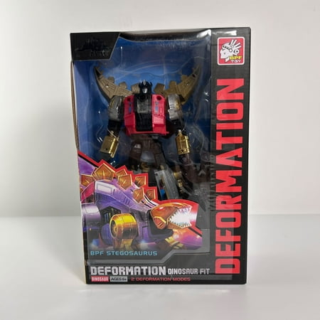 BPF 5IN1 ABS Model Transformation G1 Robot Toy Dinoking Volcanicus Grimlock Slag Sludge Snarl Swoop Slash Dinobots Action Figure