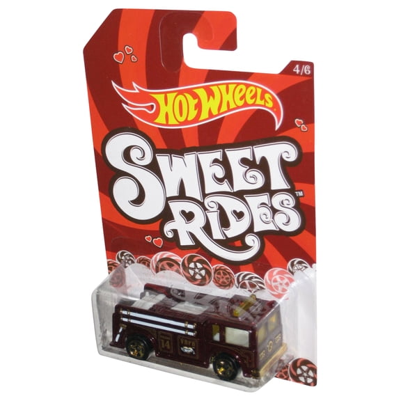 Hot Wheels Sweet Rides (2013) Red Fire-Eater Truck Toy 4/6