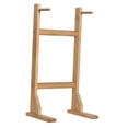 thumbnail image 3 of Soporte de madera para gongs de hasta 40 cm, soporte multiusos para exhibición de gongs, de madera para carillón de viento para aulas, salas de té,, 3 of 8
