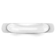 thumbnail image 2 of 10k White Gold 4mm Plain Classic Dome Wedding Band Ring Size 6.5, 2 of 4