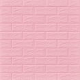 thumbnail image 1 of Tignapoo Self-Adhesive 3D Foam Wall Stickers - Pink, 12 Sheets, Waterproof & Removable, Easy Installation for Kitchen, Bedroom, Living Room Decor, 1 of 6