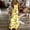 Yellow, variant on QUNYINEY Casual Sundresses for Women Lemon A Line Long Sleeveless Slip Dress Beach Loose Fit Summer V Neck Yellow Dresses