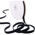 thumbnail image 3 of Cinta de Terciopelo Negro Cinta de Tela de Terciopelo de 10 Yardas Carrete de una Cara Cinta de Terciopelo satinado para Envolver Regalos Hacer Lazos Decoración navideña, 3 of 4