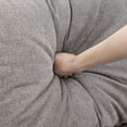 thumbnail image 5 of Churanty Corner Sectional Sofa Gray Modern L Shape Couch for Living Room Corner Sofa Linen Fabric 3 Pillows Included, 5 of 8