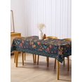 thumbnail image 3 of Boho Flowers Rectangle Tablecloth, Spring Abstract Watercolor Floral Leaf Waterproof & StainResistant Tablecloth, Washable Oil-proof Table Cover for Dining/Party/Wedding/Camping/Buffet 54x108 In, 3 of 9