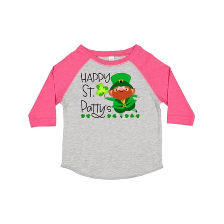 

Inktastic Happy St. Patty s with Cute Little Leprechaun Gift Toddler Boy or Toddler Girl T-Shirt