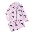 thumbnail image 2 of Vetsdori Womens Button up Pajamas Sets Long Sleeve Nightwear Soft Lightweight,PJS Holiday Pajamas for Women Homewear, 2 of 9