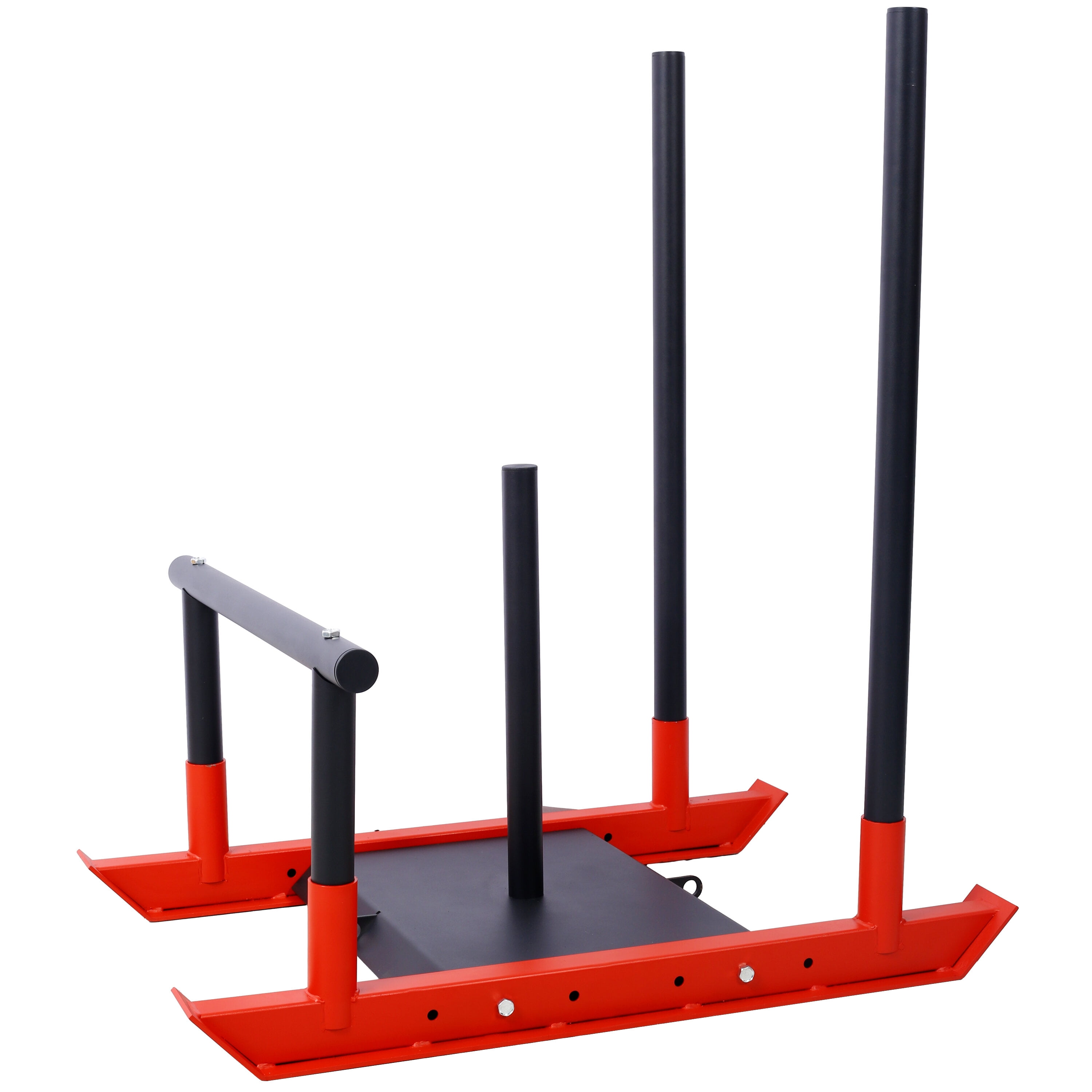 Exercise Equipment Weight Sled Fitness Sled Fitness Strength Training Sled Speed Training Sled Heavy-Duty Weight Training Equipment for Muscle Building and Explosive Power Suitable for 1"& 2" Weight