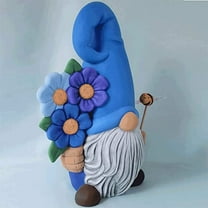 FRCOLOR  Gnomes Garden Ornaments Decorations Outdoor Cute Office Blue