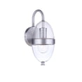 thumbnail image 5 of ZA3504-SA Craftmade Lighting Sivo - 1 Light Outdoor Wall Lantern-11.75 Inch Tall and 5 Inch Wide-Satin Aluminum Finish, 5 of 9