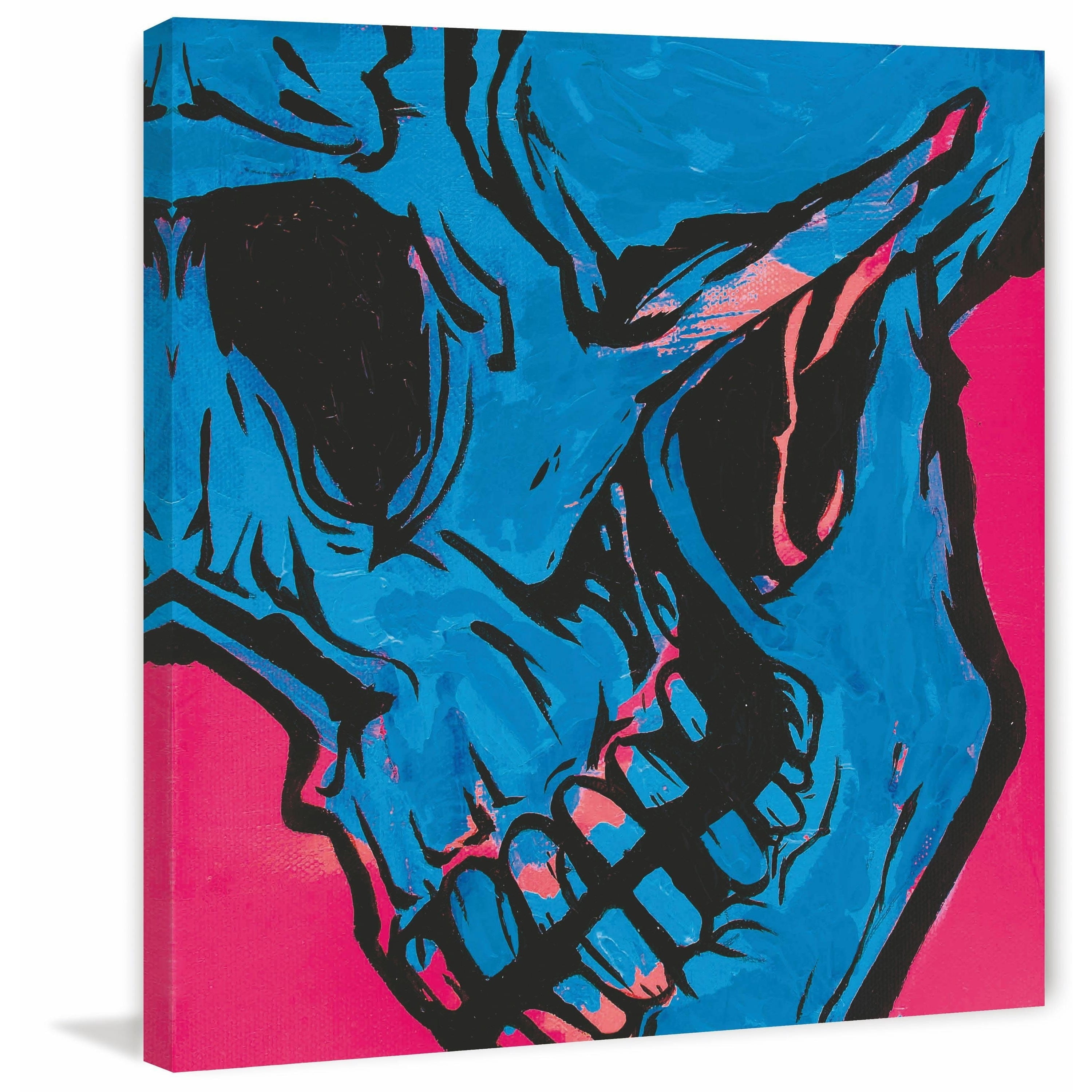 Marmont Hill "Skull 2" Print on Canvas