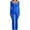 Blue, variant on Aayomet Women Fashion Yoga Hollow Back Strap Jumpsuits Workout Ribbed Long Sleeve Sport Jumpsuits,Coffee L